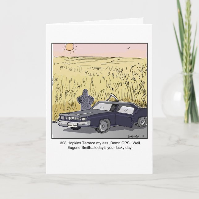 Tarjeta de cumpleaños divertida (Anverso)