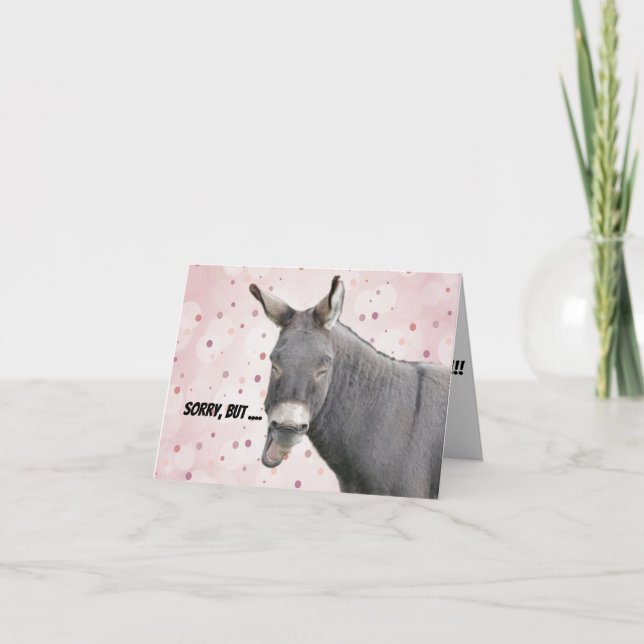 Tarjeta de cumpleaños divertida (Anverso)