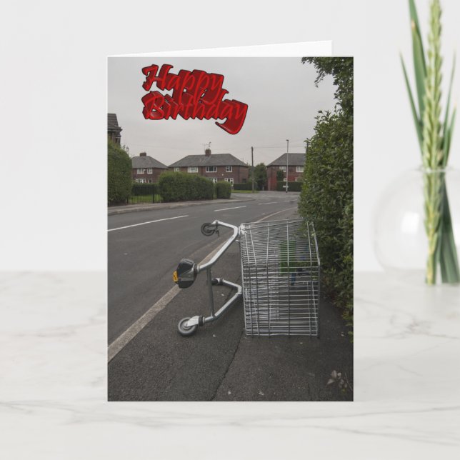 Tarjeta de cumpleaños divertida (Anverso)