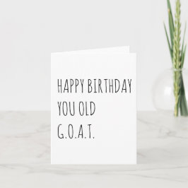 Tarjeta de cumpleaños divertida