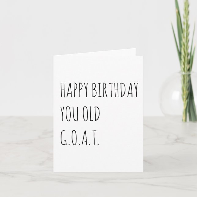 Tarjeta de cumpleaños divertida (Anverso)
