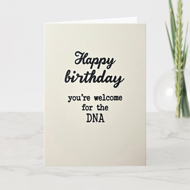 Tarjeta de cumpleaños divertida (Anverso)