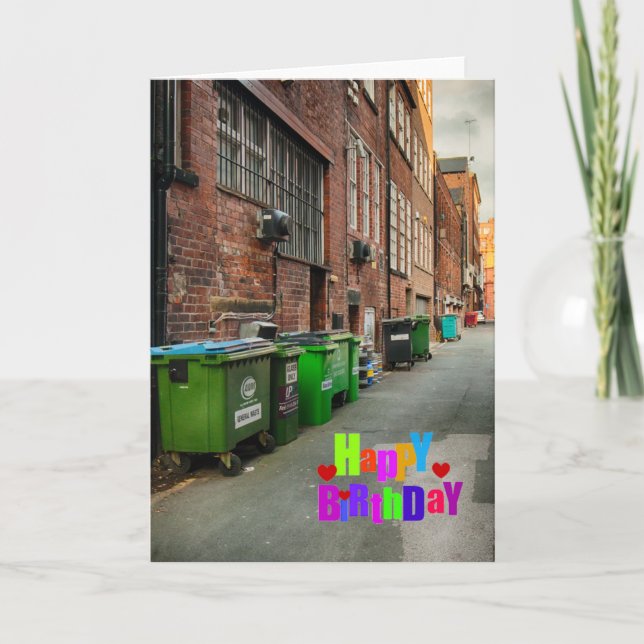 Tarjeta de cumpleaños divertida (Anverso)