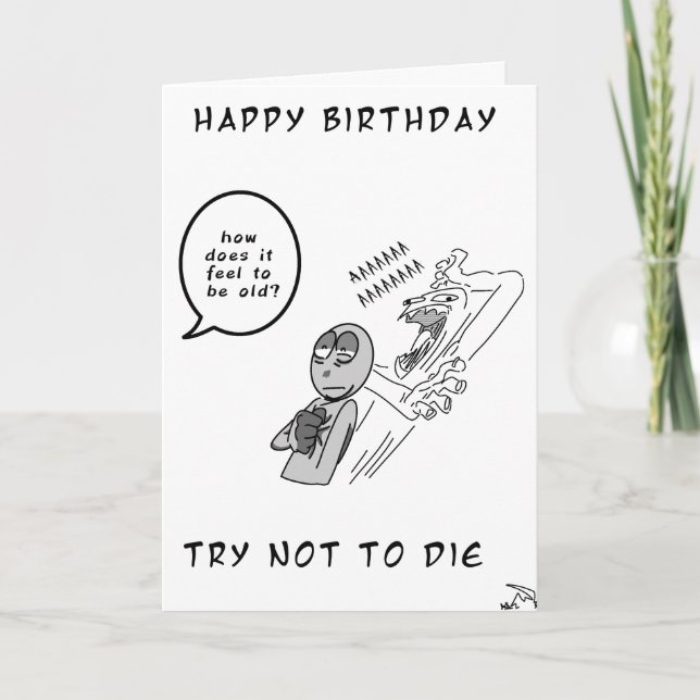 Tarjeta de Cumpleaños Divertida (Anverso)