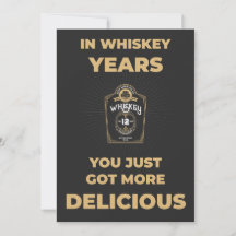Tarjeta de cumpleaños divertida- Amante Whiskey