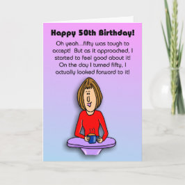 Tarjeta de cumpleaños divertida: Celebrando el cum