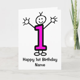 Tarjeta de cumpleaños divertida de dibujos animado