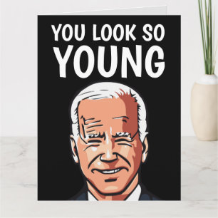TARJETA DE CUMPLEAÑOS DIVERTIDA DE JOE BIDEN PARA