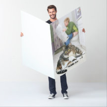 Tarjeta de cumpleaños divertida del gato