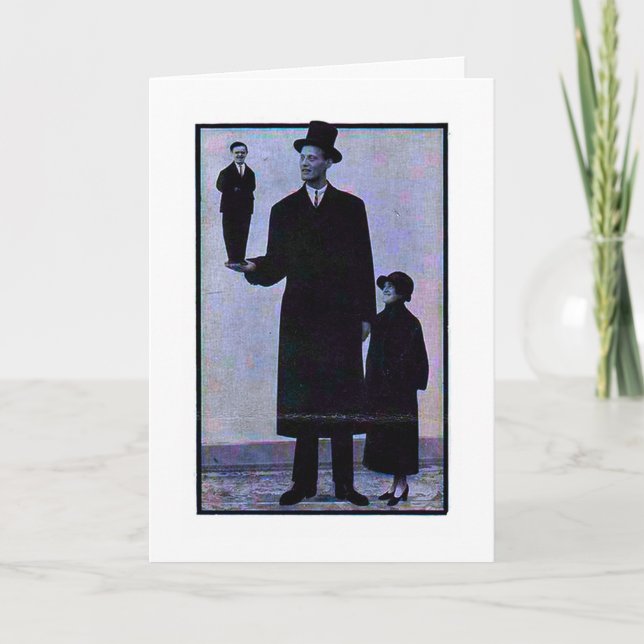 Tarjeta de cumpleaños divertida del monstruo del (Anverso)