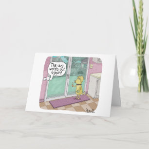 Tarjeta de cumpleaños divertida - El Doggie quiere