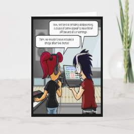 Tarjeta de cumpleaños divertida Music Royalty