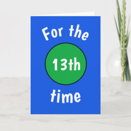 Tarjeta de cumpleaños divertida para adolescente