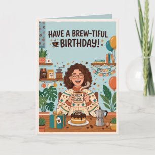 Tarjeta de cumpleaños divertida para amantes del c