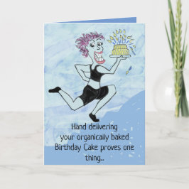 Tarjeta de cumpleaños divertida para amigos gracio