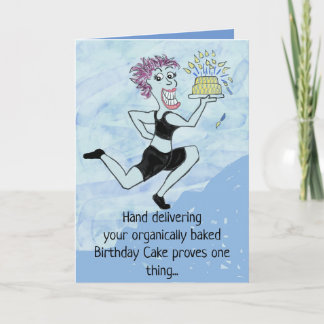 Tarjeta de cumpleaños divertida para amigos gracio