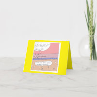 Tarjeta de cumpleaños divertida para audición de d