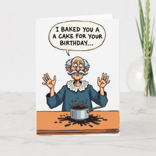 Tarjeta de cumpleaños divertida para chef