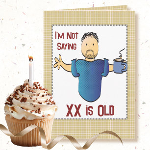 Tarjeta de cumpleaños divertida para el hombre -