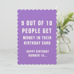 Tarjeta de cumpleaños divertida para familiares y 