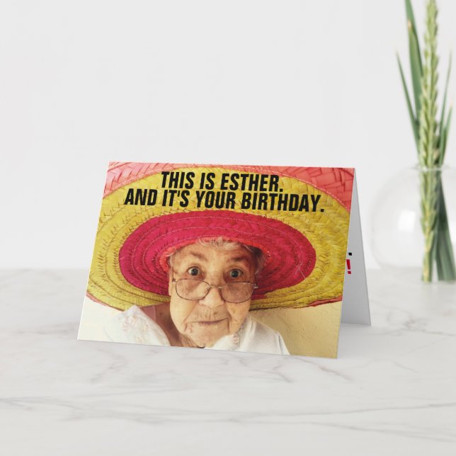 TARJETA DE CUMPLEAÑOS DIVERTIDA PARA LA MEJOR AMIG (Anverso)