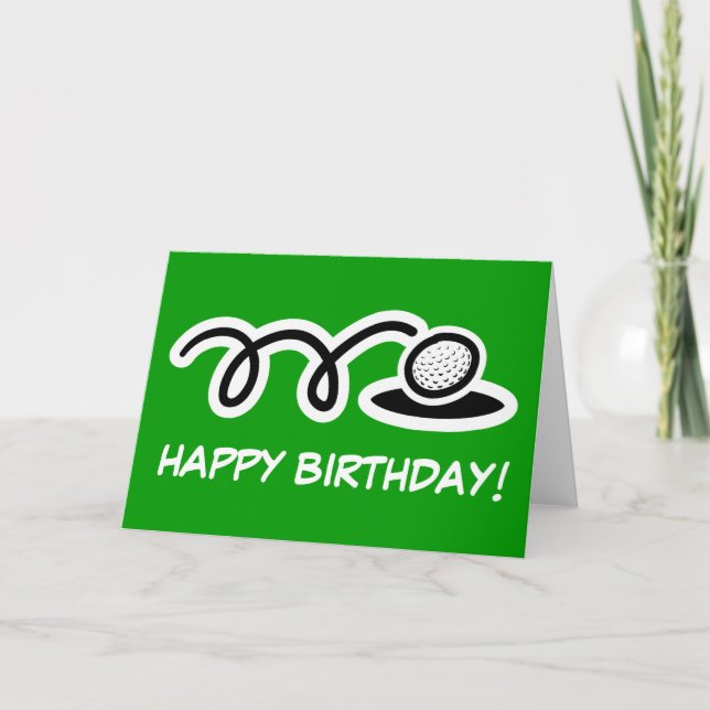 Tarjeta de cumpleaños divertida para los aficionad (Anverso)