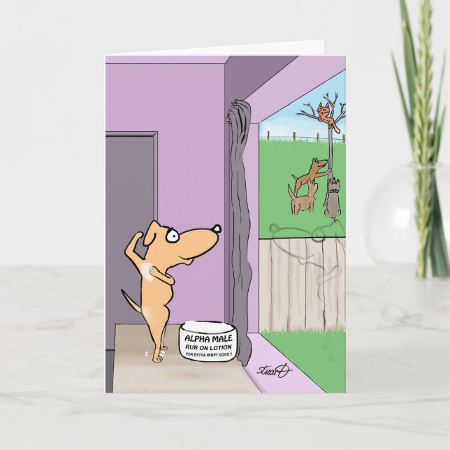 Tarjeta de cumpleaños divertida para los amantes (Anverso)