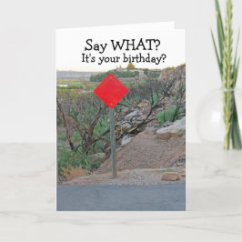 Tarjeta de cumpleaños divertida para los hombres