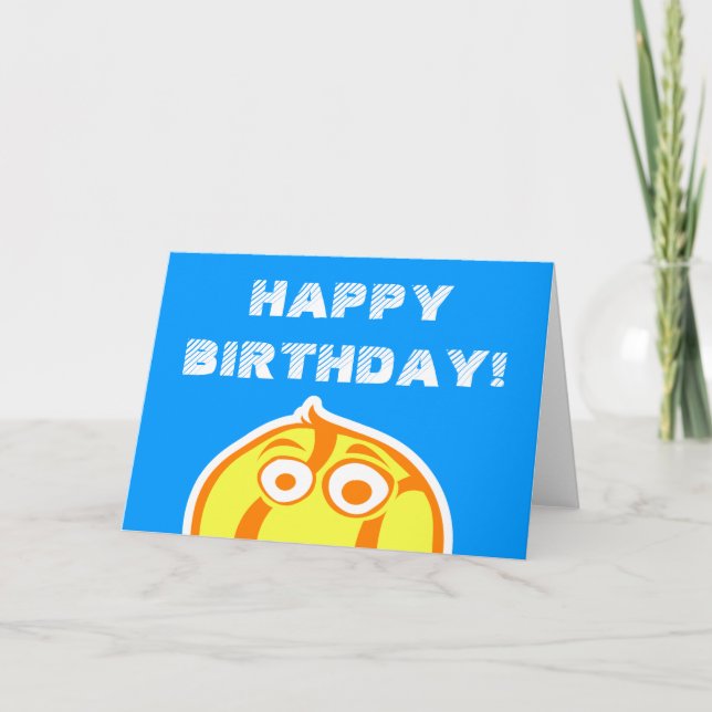 Tarjeta de cumpleaños divertida para los jugadores (Anverso)
