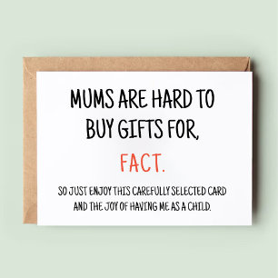 Tarjeta de cumpleaños divertida para mamá difícil 