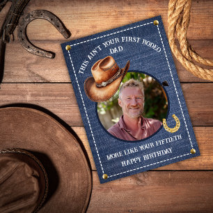 Tarjeta de cumpleaños divertida para papá, no es t