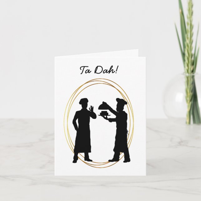 Tarjeta de cumpleaños divertida para pasteles de c (Anverso)