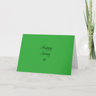 Tarjeta de cumpleaños divertida para un chica de 1