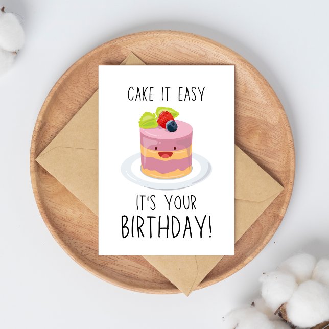 Tarjeta de cumpleaños divertida simple e ilustrada (Funny Illustrated Birthday Card – Personalized Humor)