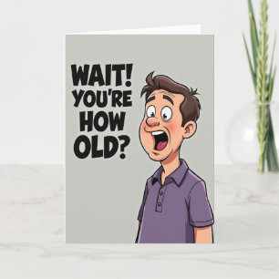 Tarjeta de cumpleaños divertida sorpresa