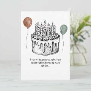 Tarjeta de cumpleaños divertida tarjeta de cumplea