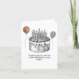 Tarjeta de cumpleaños divertida tarjeta de cumplea