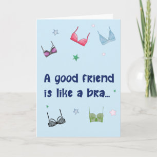 Tarjeta de cumpleaños divertida - un buen amigo es