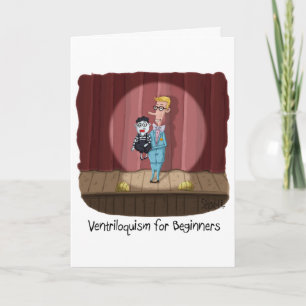 Tarjeta de cumpleaños divertida - Ventrilocuismo p