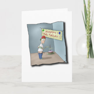 Tarjeta de cumpleaños divertida: Whizzes By