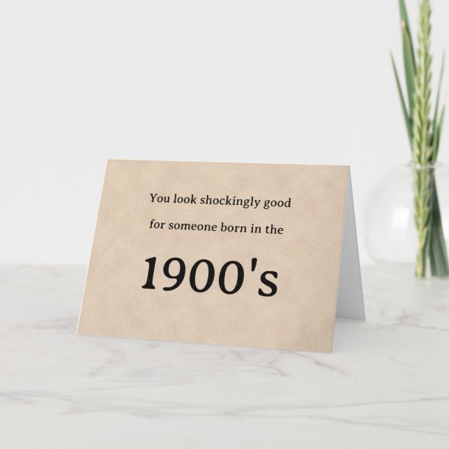 Tarjeta de cumpleaños divertida y aguda para perso (Anverso)