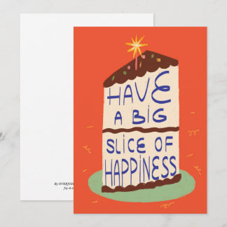 Tarjeta de cumpleaños divertida y alegre