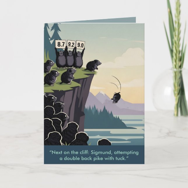 tarjeta de cumpleaños divertida y personalizable c (Anverso)