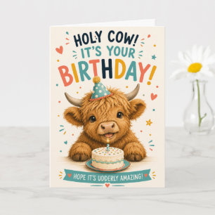Tarjeta de cumpleaños divertida y personalizada de