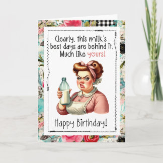 Tarjeta de cumpleaños divertida y sarcástica: Mejo