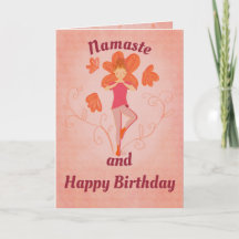 Tarjeta de cumpleaños doblada