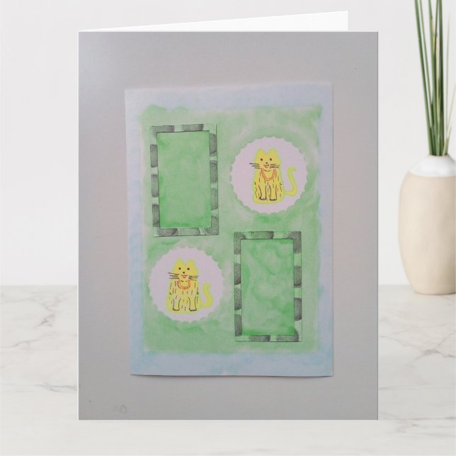 Tarjeta de cumpleaños doblada (Anverso)