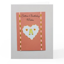 Tarjeta de cumpleaños doblada