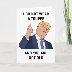 Tarjeta de cumpleaños Donald Trump
