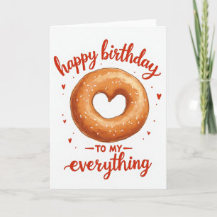 Tarjeta de Cumpleaños Donut Querido